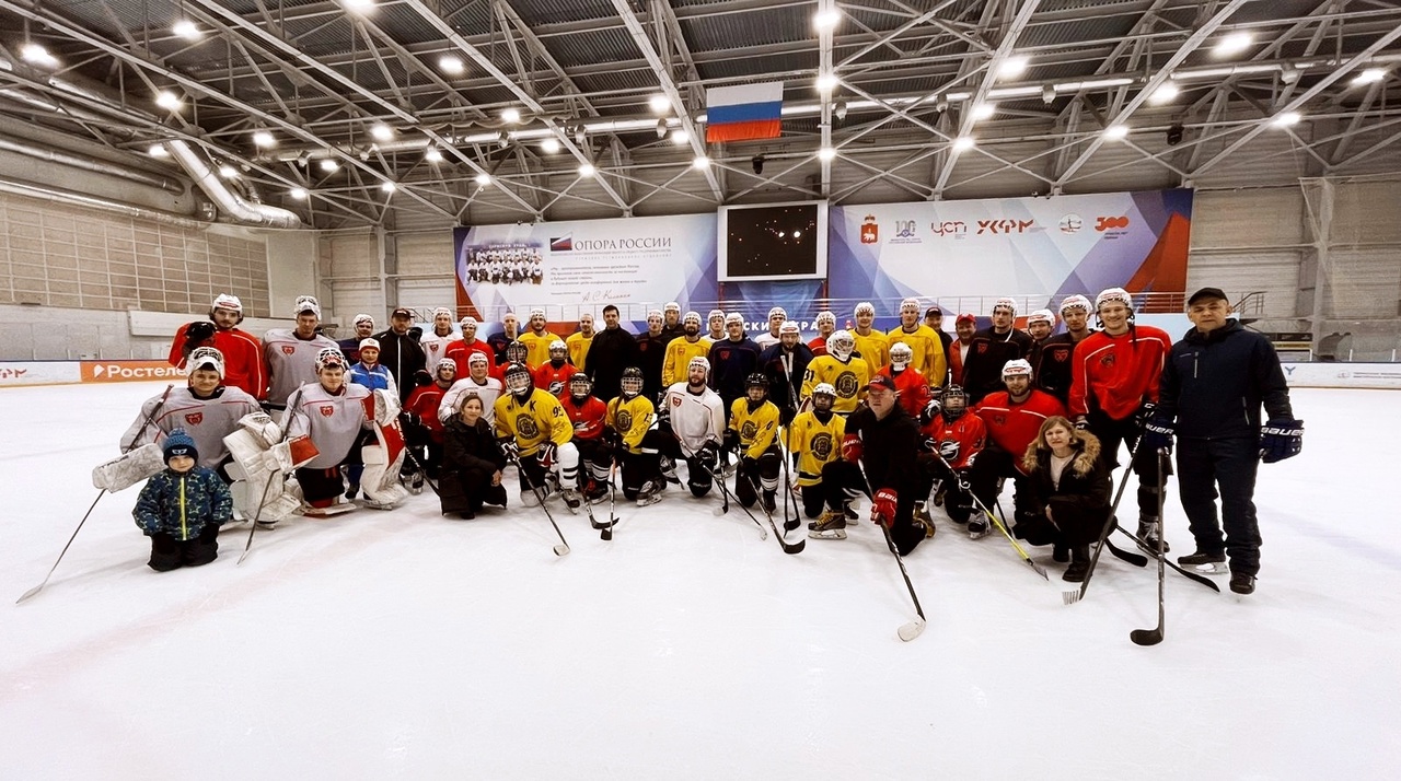 03.02.2024 Товарищеская встреча на льду в СК им. В.П. Сухарева, между ХК 