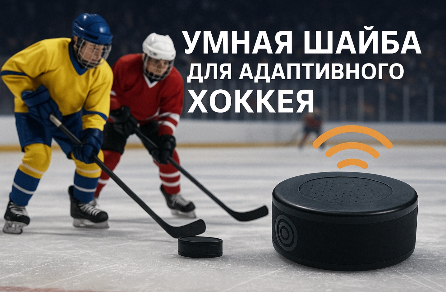 Создано методическое пособие по работе со звуковой шайбой для адаптивного хоккея